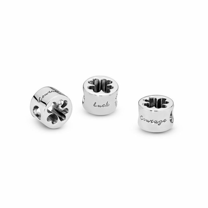 Pandora Australia Clover Cut Out Charm - Sterling Silver | XEVSLP879